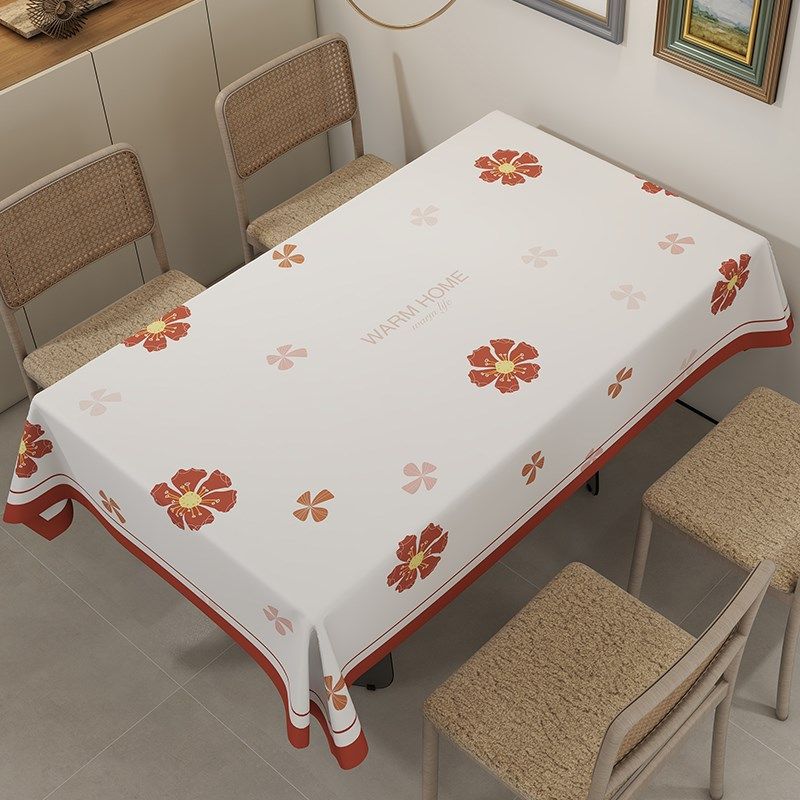 桌布免洗防油防水防烫PVC茶几桌布小清新文字台布长方形餐桌布,淘宝优惠券,粉丝福利购,淘宝优惠卷