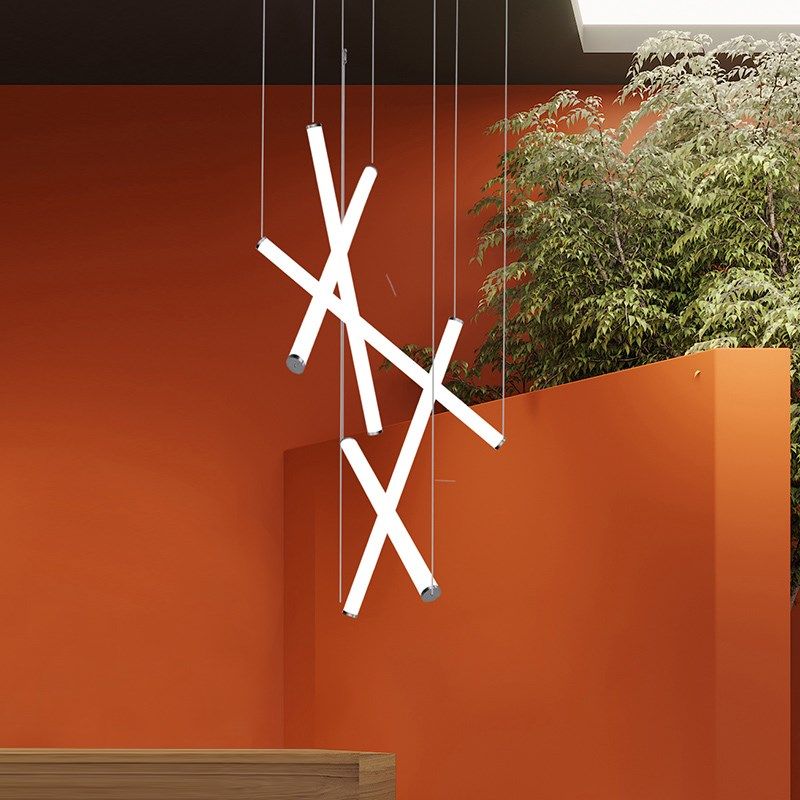 吊装灯管led长条吊灯办公室会议室商场超市展厅图书馆教室健身房,淘宝优惠券,粉丝福利购,淘宝优惠卷