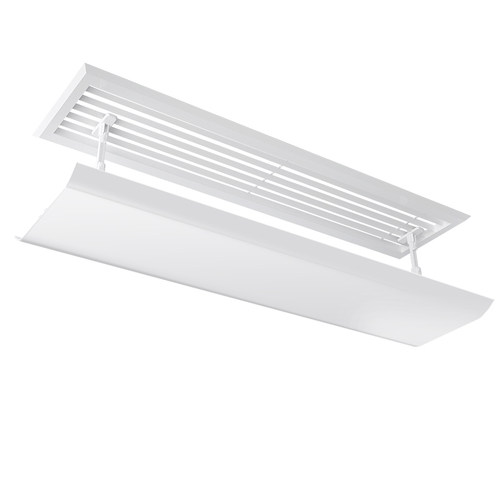 中央空调挡风板防直吹天花吸顶百叶窗遮风冷气风管机出风口导风板 - 图3