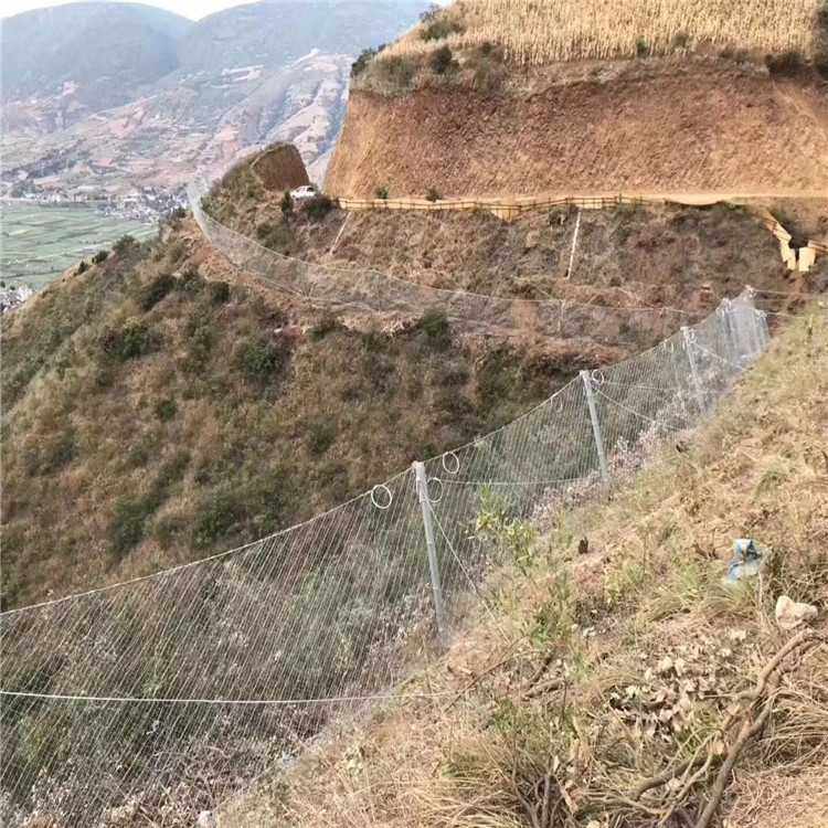 边坡防护网SNS柔性钢丝绳编织网泥石流滚落山体滑坡防护,淘宝优惠券,粉丝福利购,淘宝优惠卷