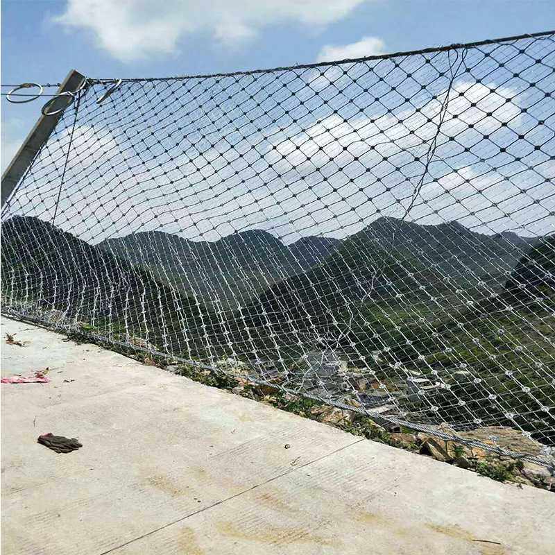 边坡防护网SNS柔性钢丝绳编织网泥石流滚落山体滑坡防护,淘宝优惠券,粉丝福利购,淘宝优惠卷