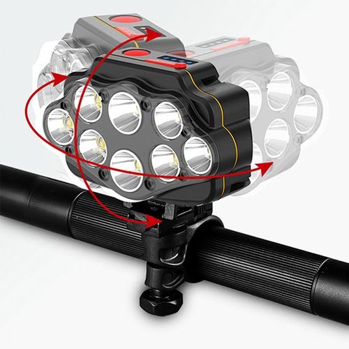 装在山地自行车上的车灯夜间照明配件黑科技专用探照骑行车头夜灯 - 图3