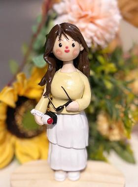 纯手工定制桌面摆件车摆件纪念日礼物有趣全家福模型制作结婚礼物