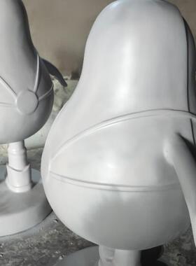 玻璃钢 道具 户外卡通人物 翻模 泡沫雕刻 树脂 模型 制作 设计