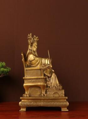 杨铜记 铜龙王 广济龙王五爷 黄铜龙五爷摆件 铜五爷 伍爷