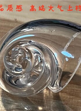 寄居海替换壳手工透明水晶玻璃蟹螺宠物备用DIY摆鱼件缸水族造景