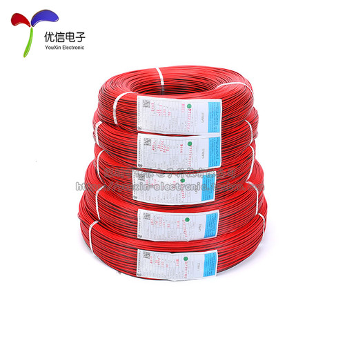 2468红黑并线18 20 22 24 26AWG  双色镀锡铜丝电子线  1卷 - 图3