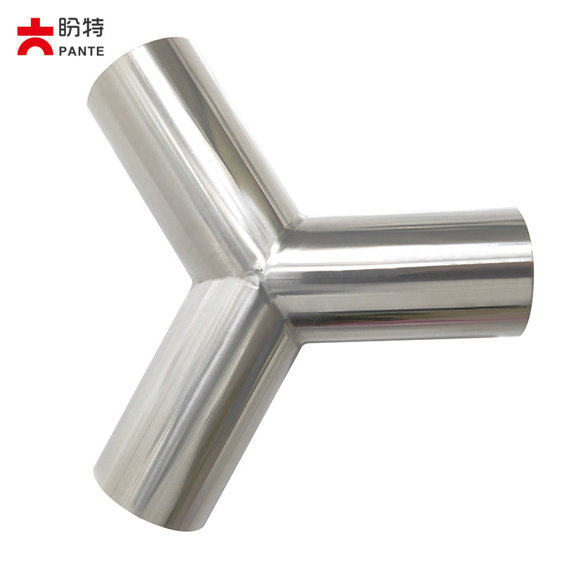 盼特304不锈钢Y型焊接三通卫生级等径Y形斜三头通接头120度新款,淘宝优惠券,粉丝福利购,淘宝优惠卷