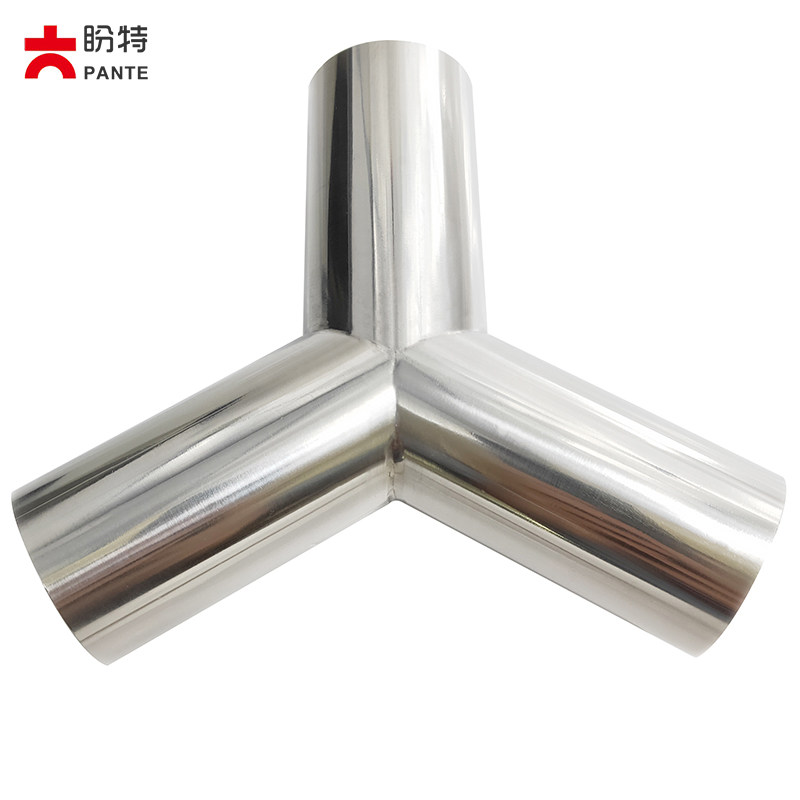 盼特304不锈钢Y型焊接三通卫生级等径Y形斜三头通接头120度新款,淘宝优惠券,粉丝福利购,淘宝优惠卷