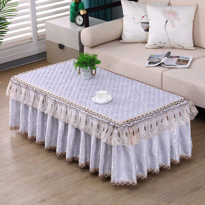 新款高档茶几罩防滑厚实耐用客厅茶几布盖巾长方圆防尘罩套电炉罩,淘宝优惠券,粉丝福利购,淘宝优惠卷