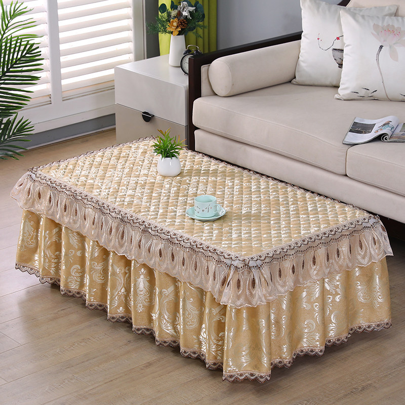 新款高档茶几罩防滑厚实耐用客厅茶几布盖巾长方圆防尘罩套电炉罩,淘宝优惠券,粉丝福利购,淘宝优惠卷