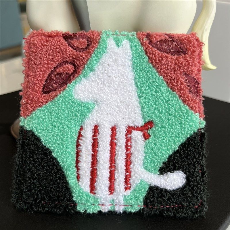 出口可爱姆明亚美毛巾圈面料厚实杯垫咖啡杯垫水杯垫,淘宝优惠券,粉丝福利购,淘宝优惠卷