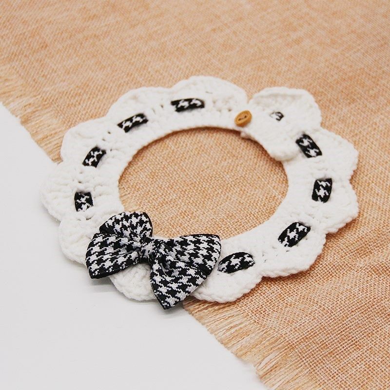 手工编织针织围脖饰品毛线宠物项圈猫咪项圈宠物可爱项圈布偶美短,淘宝优惠券,粉丝福利购,淘宝优惠卷