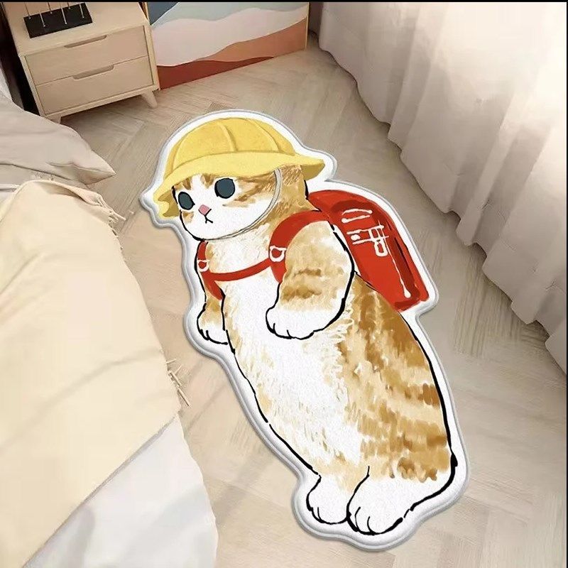 异型卡通床边床尾毯可爱卧室飘窗垫长条家用毯子防滑耐磨地毯客厅,淘宝优惠券,粉丝福利购,淘宝优惠卷