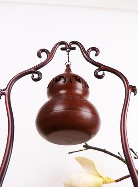 杨铜记 合金框架 铜葫芦吊香炉 铜香炉家居办公室摆件 葫芦吊炉