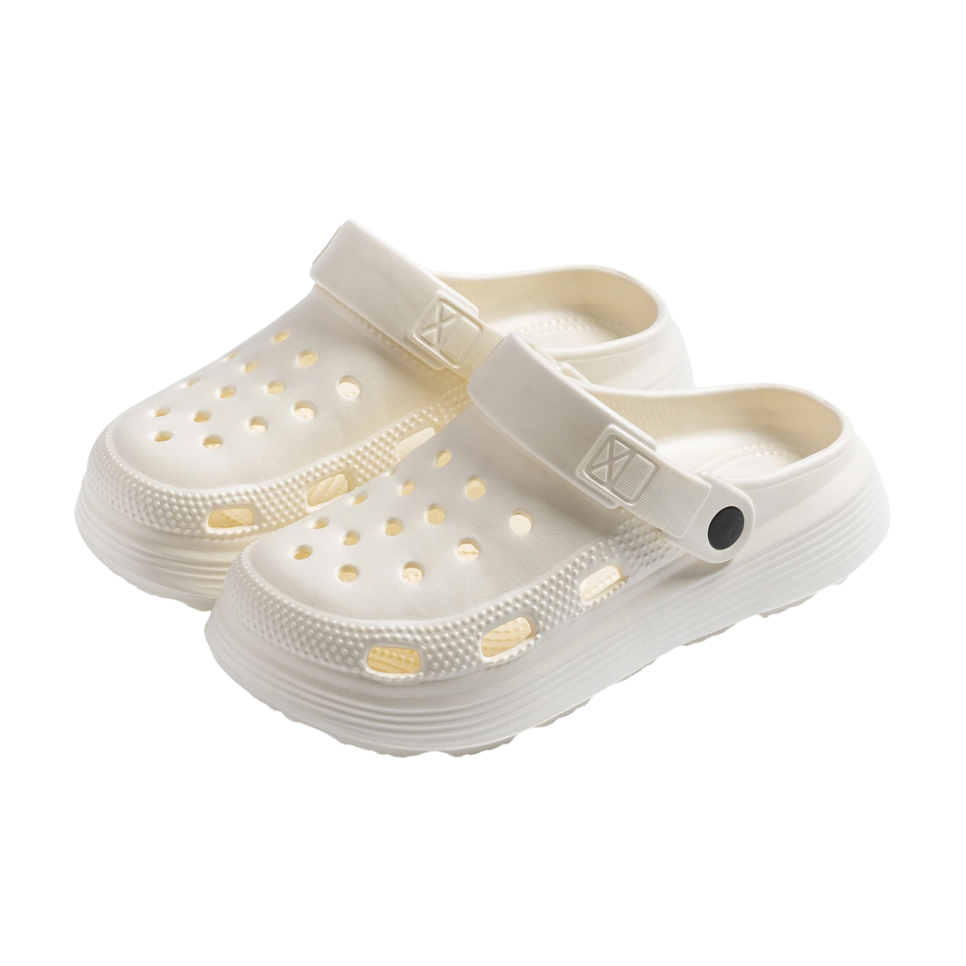 2026夏季新款厚底时尚可DIY可外穿情侣EVA透气防滑凉拖鞋洞洞鞋女