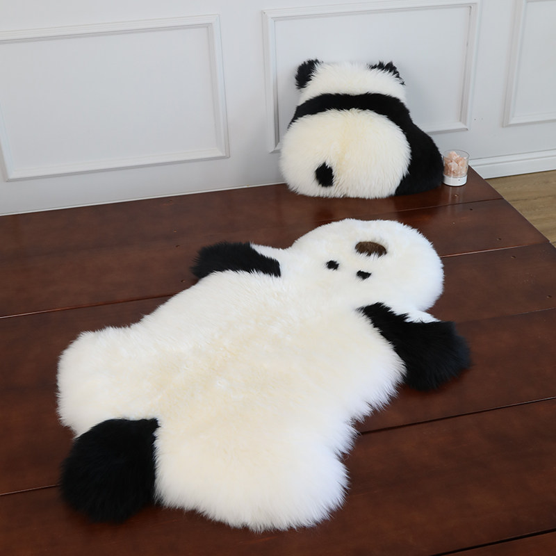 秋冬卧室地毯坐垫床边毯可爱卡通趴趴狗小地毯纯羊毛垫加厚长毛毯,淘宝优惠券,粉丝福利购,淘宝优惠卷