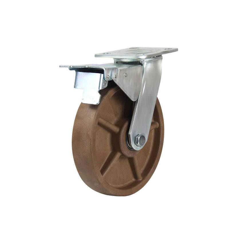 重型万向轮4寸5寸6寸8寸耐高温脚轮棕色烤箱耐高温300度玻纤电木,淘宝优惠券,粉丝福利购,淘宝优惠卷