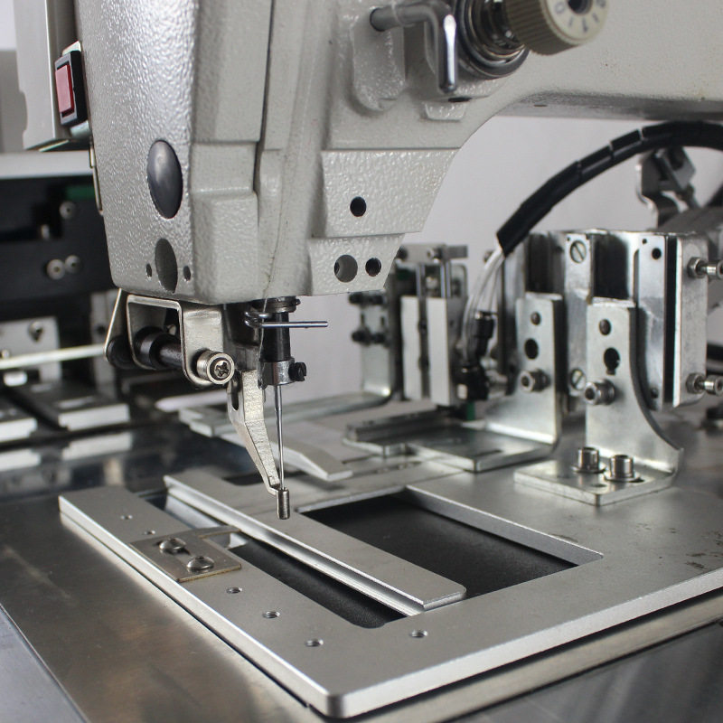 江龙牌魔术贴自动切缝一体机430D打枣机工业缝纫机双针智能缝纫,淘宝优惠券,粉丝福利购,淘宝优惠卷