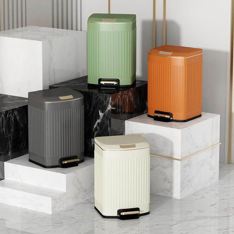 厨房垃圾桶家用不锈钢客厅脚踏式卫生间厕所脚踩带盖大号大容量,淘宝优惠券,粉丝福利购,淘宝优惠卷