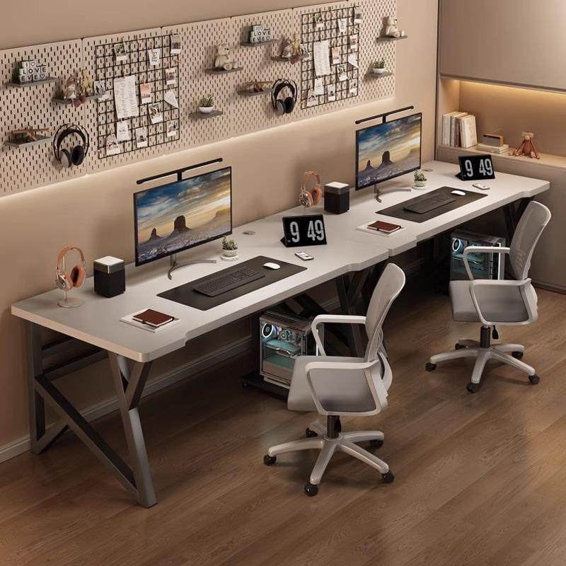 电脑桌台式双人电竞桌家用书桌卧室写字桌子情侣并排工作台办公桌,淘宝优惠券,粉丝福利购,淘宝优惠卷