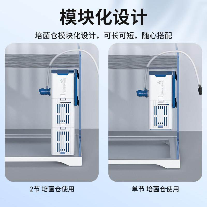 鱼缸水泵小型三合一水循环鱼缸过滤泵抽水泵静音迷你过滤器,淘宝优惠券,粉丝福利购,淘宝优惠卷