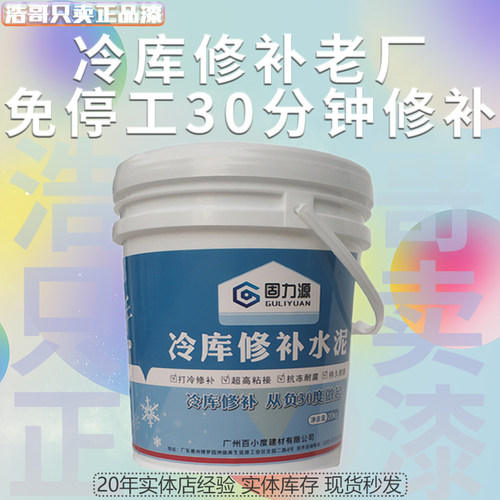 冷库修补水泥涂料填充地面 抗寒水泥 快速修补胶抗冻混凝土 20KG - 图1