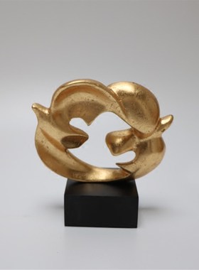 极简桌面树脂动物和平鸽雕塑现代工艺品大号领导创意艺术装饰摆件