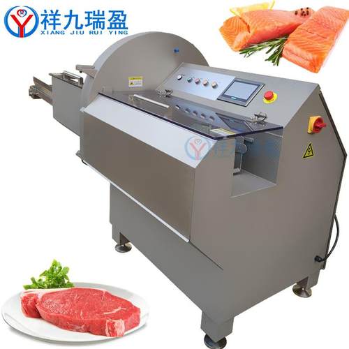 商用自动切片机砍排机马鲛鱼切段机切片机冻肉雪花牛肉切薄片机 - 图2