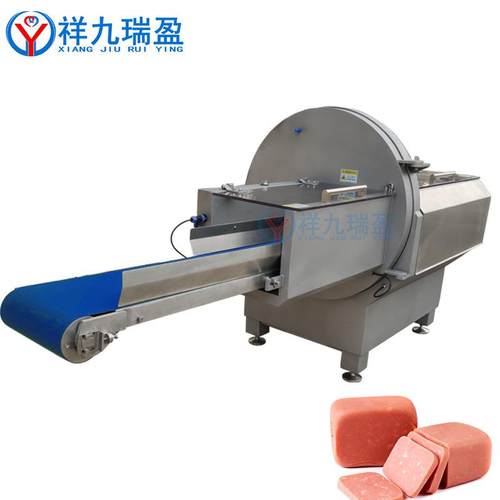 商用自动切片机砍排机马鲛鱼切段机切片机冻肉雪花牛肉切薄片机 - 图1