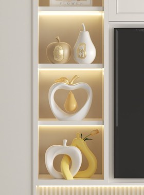 平安吉利客厅摆件高端大气上档次2025新款酒柜装饰品乔迁新居礼物