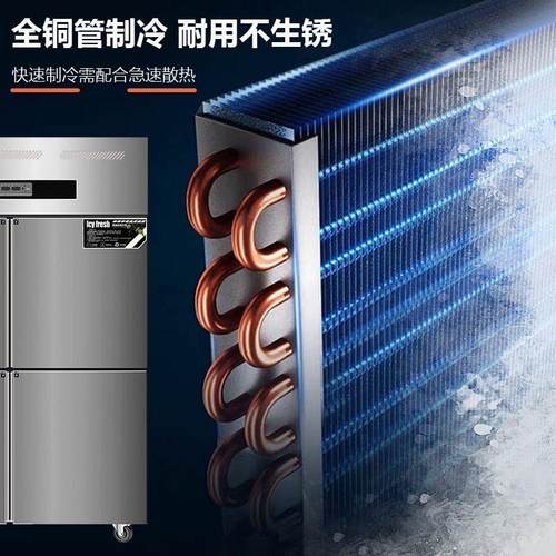 四门冰箱商用冷藏冷冻厨房保鲜柜六门冰箱商用厨房冰柜保鲜柜 - 图2