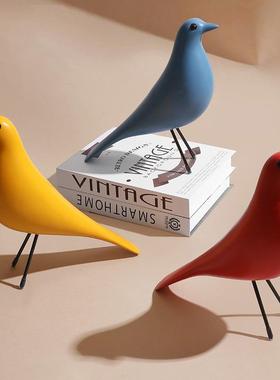 简约创意北欧小鸟摆件动物客厅办公室桌面家居书柜装饰品摆设艺术