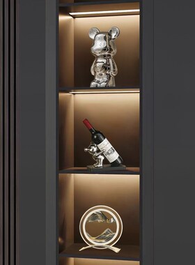 创意流沙画摆件办公室客厅沙漏高级感玻璃动态解压装饰品礼物