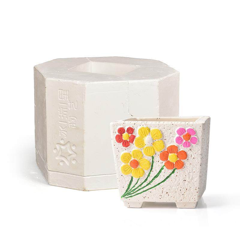 天育陶艺模具韩式欧式多肉花盆模具注浆泥浆陶艺磨具花盆,淘宝优惠券,粉丝福利购,淘宝优惠卷