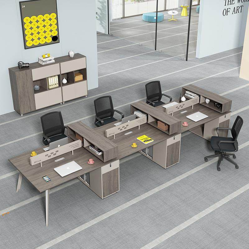 职员办公桌四人位简约办公家具两人屏风办公桌椅组合办公桌子,淘宝优惠券,粉丝福利购,淘宝优惠卷