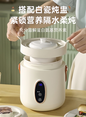 多功能小型便携式智能办公室上班电煮锅熬粥煲汤养生杯电炖焖烧杯
