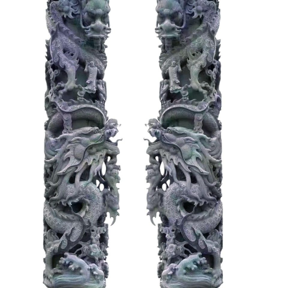 石雕浮雕盘龙柱景区广场文化石大理石华表柱厂家花岗岩青石雕龙柱,淘宝优惠券,粉丝福利购,淘宝优惠卷