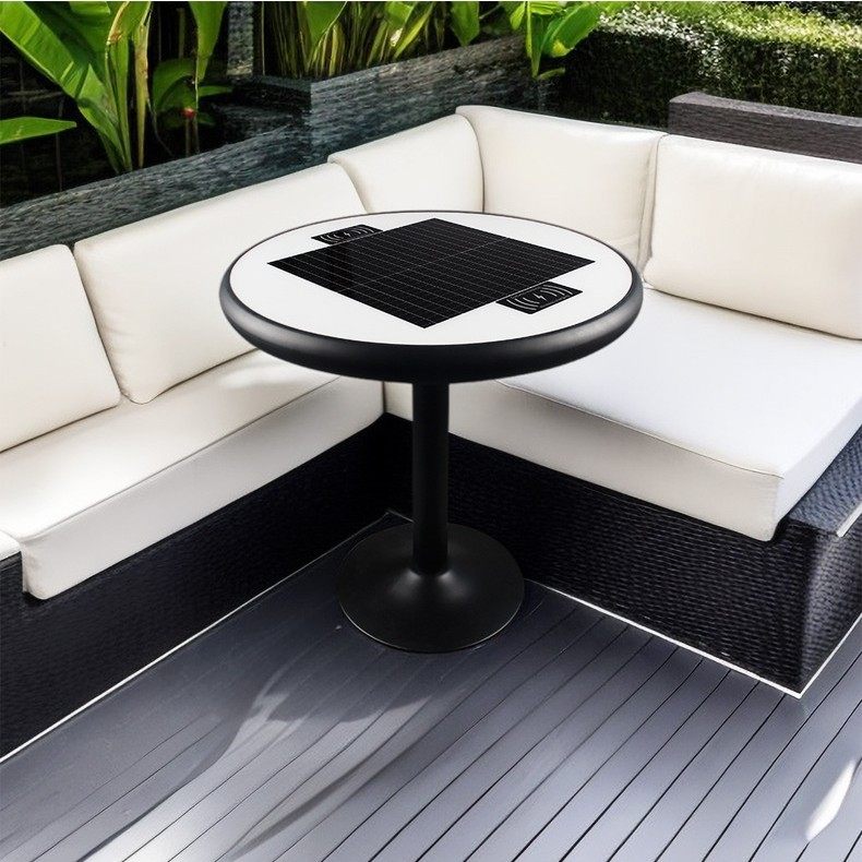 户外防水太阳能智能圆桌无线USB手机充电桌桌子厂家光伏太阳能板,淘宝优惠券,粉丝福利购,淘宝优惠卷