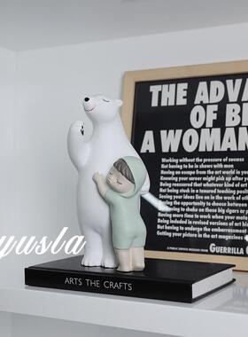 简约家居玄关柜售楼处客厅电视柜儿童房间柜卡通可爱摆件软装饰品