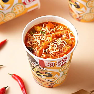 鲁宝牛杂面8桶装整箱速食泡面[10元优惠券]-寻折猪