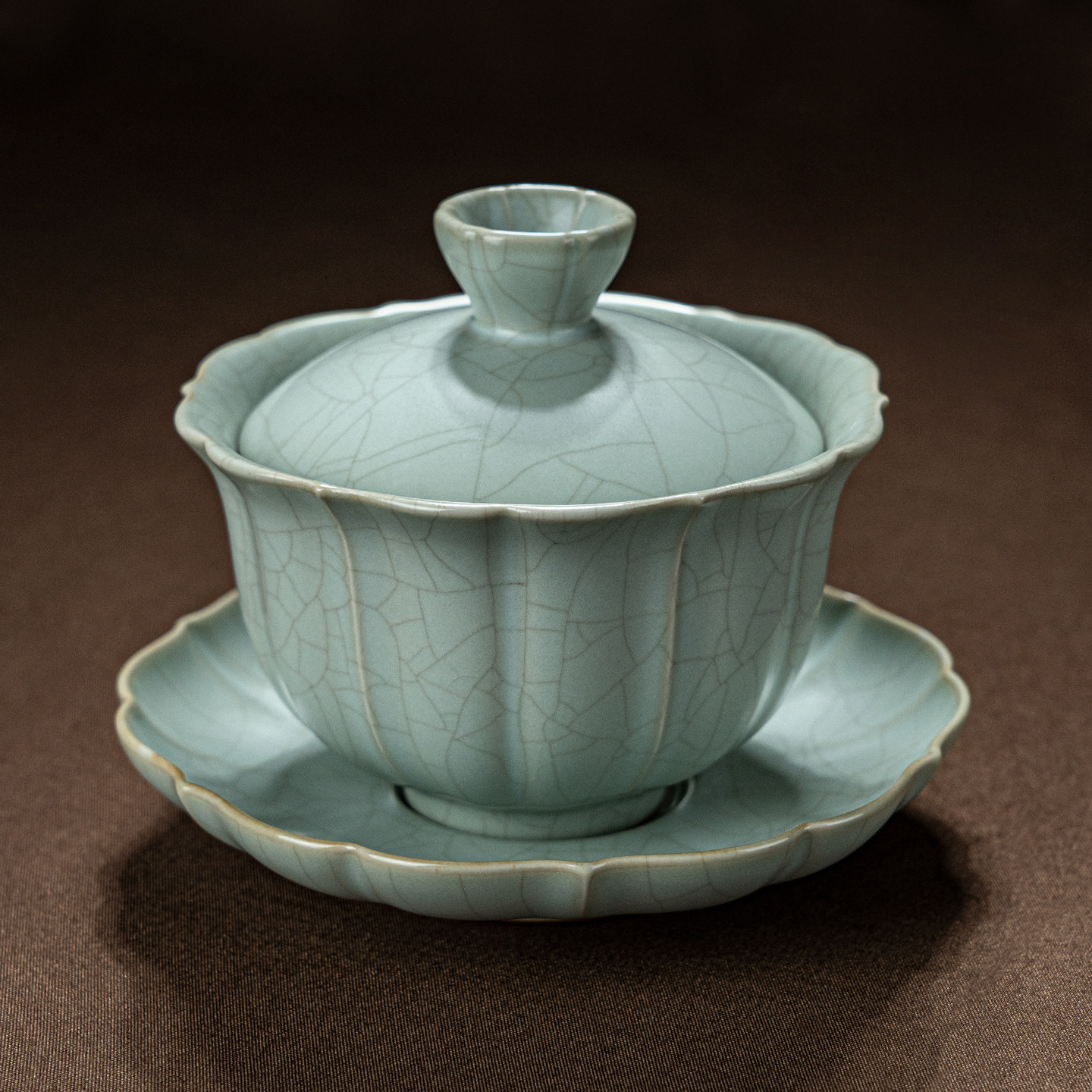 青澹汝窑三才盖碗泡茶碗景德镇汝瓷单个小号三才杯中式陶瓷礼盒装,淘宝优惠券,粉丝福利购,淘宝优惠卷