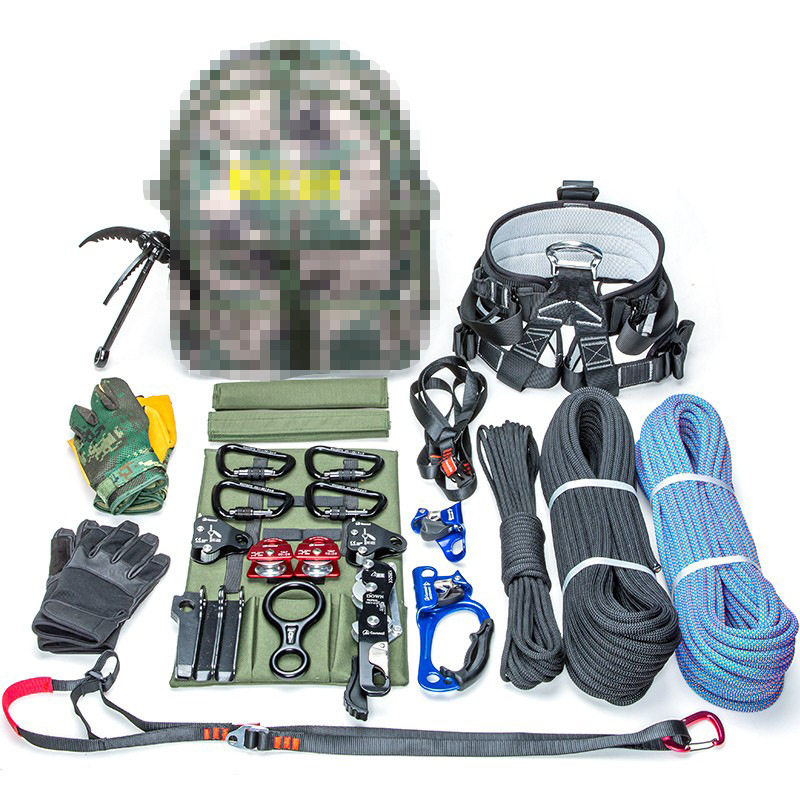 Climbing work package climbing suit package rock climbing downhill caving sports climbing rescue training safety equipment