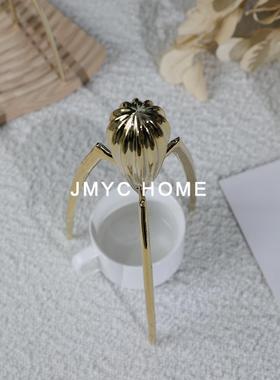 创意简约餐厅厨房章鱼外星人榨汁器摆件样板房酒店吧台玄关装饰品