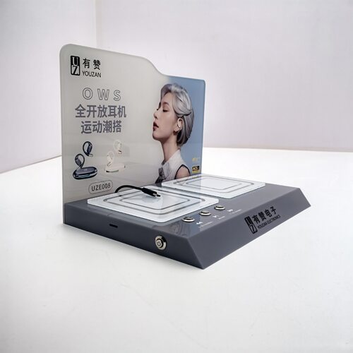 定制 亚克力托架耳机智能展示板手环数码周边产品展示架制作 - 图1