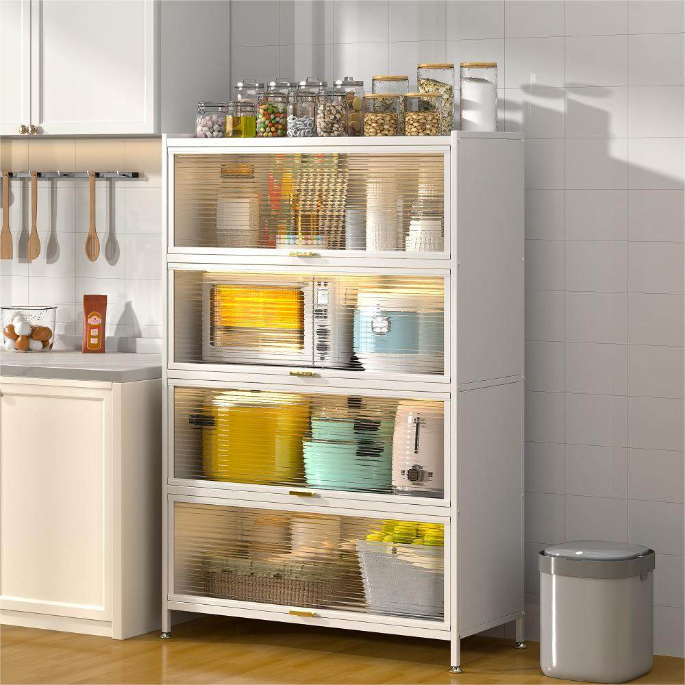 厨房收纳柜落地多层置物架家用防尘储物微波炉烤箱橱柜升级款促销,淘宝优惠券,粉丝福利购,淘宝优惠卷