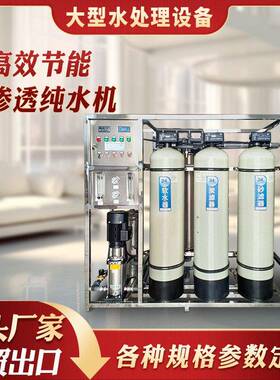 5吨大型工业净水设备工厂仪器除离子纯水机RO反渗透纯净水设备
