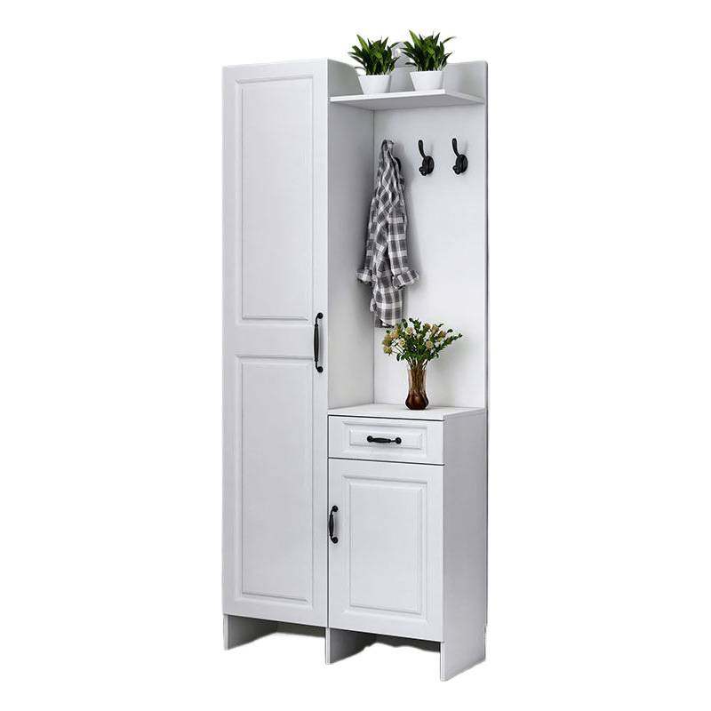 简约门厅柜鞋柜进门衣帽柜储物柜隔断大容量鞋架带穿衣镜衣柜玄关,淘宝优惠券,粉丝福利购,淘宝优惠卷