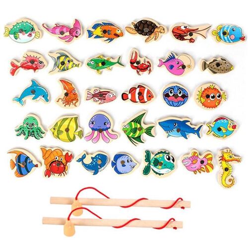 Montessori Baby Toys Kids 3D Wooden Puzzles Early Learning B - 图2