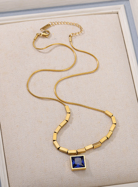 Trend Stainless Steel Multilayer Necklace Thicken Heart
